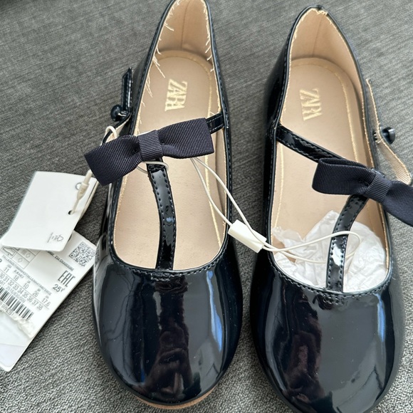 NWT ZARA Patten Leather Shoes - Picture 3 of 4